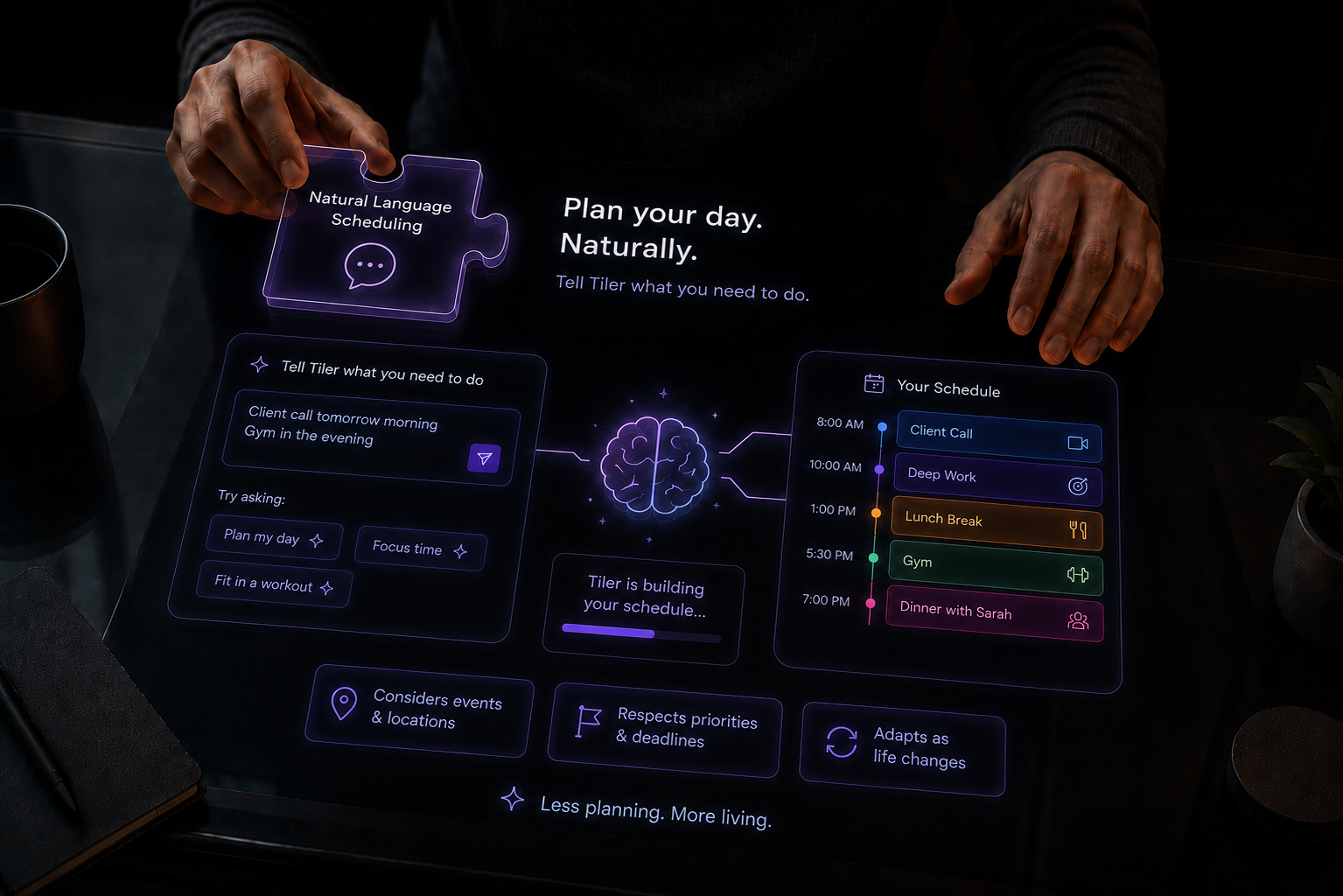 Natural-Language Scheduling