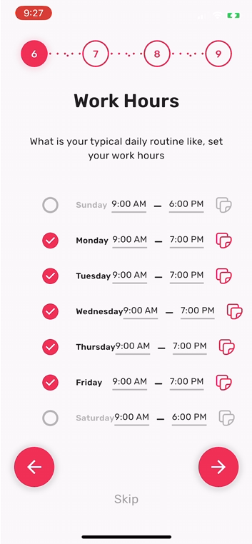 Define Your Work Hours